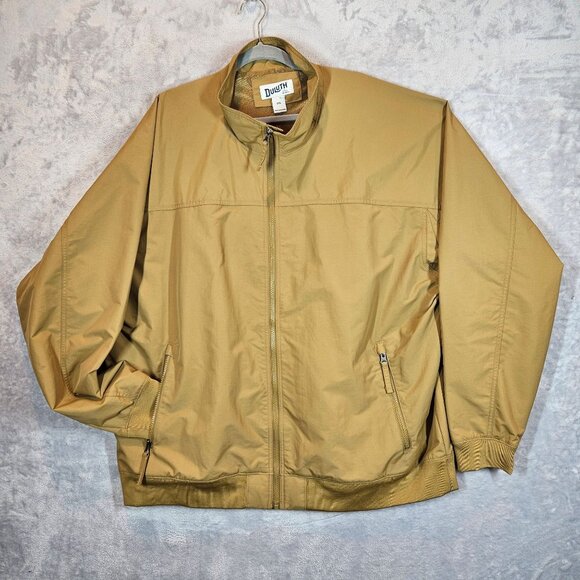 Duluth Mens Tan Jacket 2XL Nylon Gusset under arm windproof Casual Office Beach - Picture 1 of 15